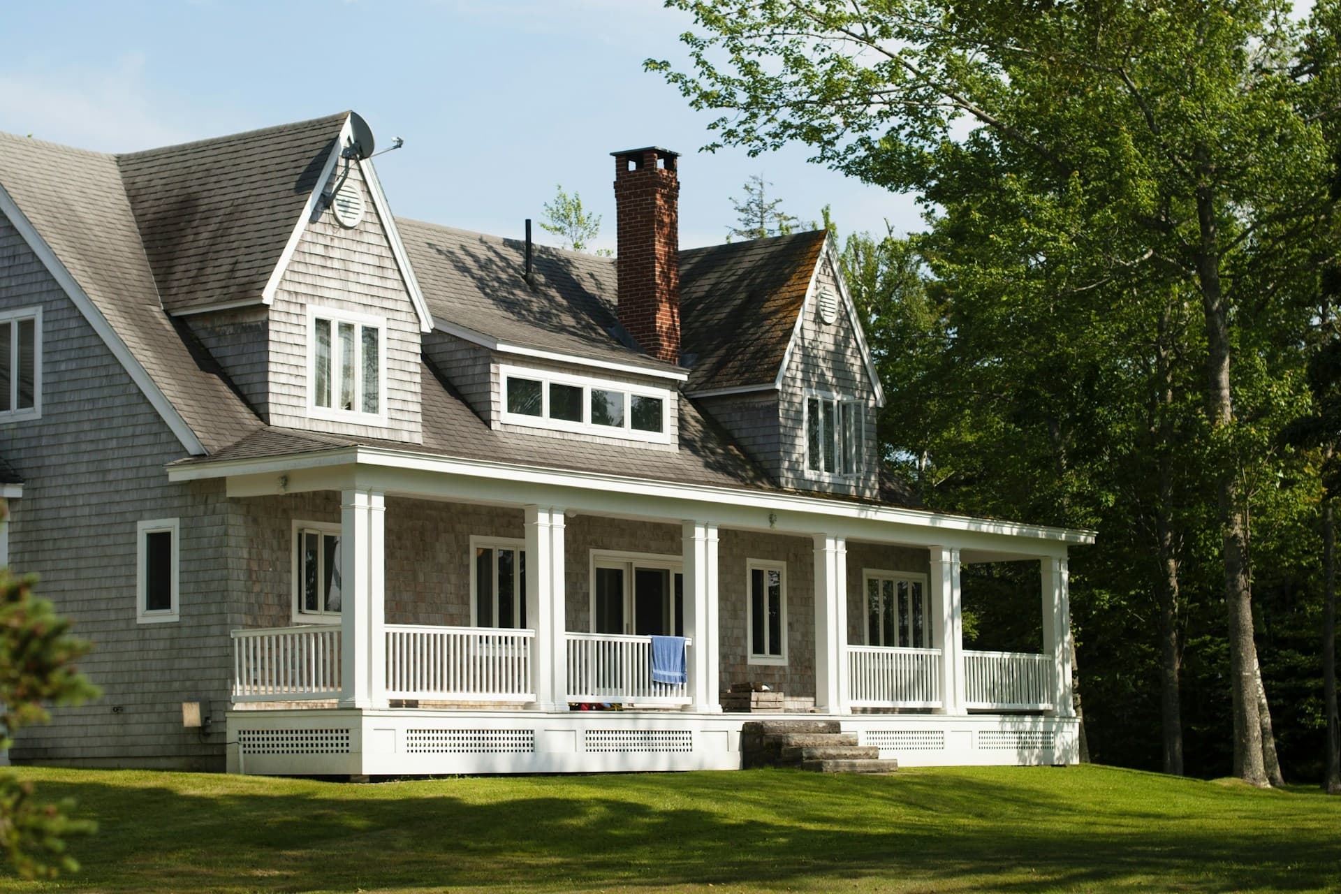 Elegant house facade